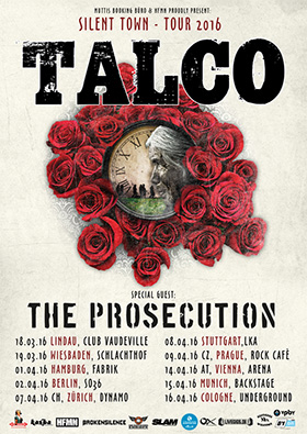 Talco - Silent Town 2016 Tour Dates