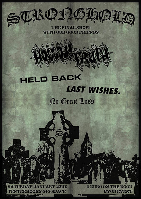 Stronghold - Final Show - Flyer